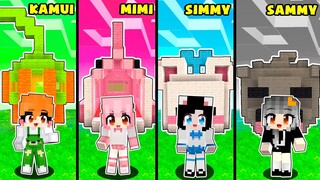 Mimi Lần Đầu Xây Lồng Đèn Linh Thú Đón Trung Thu Cùng Hội Chị Em Hero Team Trong Minecraft