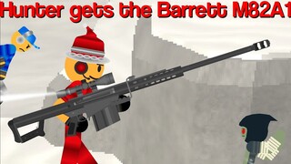 Hunter gets the Barrett M82A1 (Christmas Special!) - Tower Defense Simulator