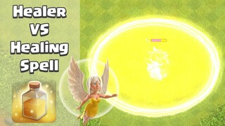 Healer VS Healing Spell | Clash of Clans