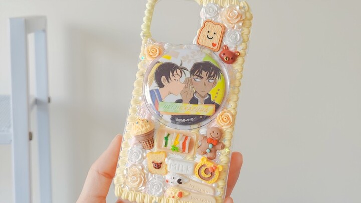 [ Detective Conan ] Hattori Heiji丨Toyama Kazuha丨Pain Shell丨Cream Glue DIY丨Handmade