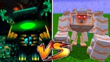 Buffed Iron Golem vs. Minecraft Warden 【Buffed Iron Golem (1.16.100 to 1.17.0.52+)】