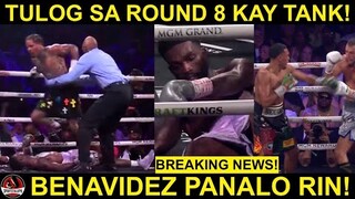 BREAKING: Tank Davis ni-KNOCKOUT si Martin sa Round 8! | Benavidez PANALO sa Light Heavyweight