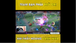 Team bạn phải thở oxi khi thầy Hoàng đánh Yena