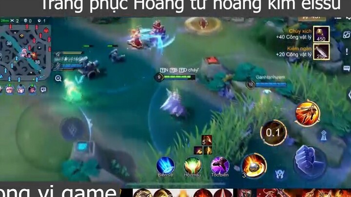 Trang phục Hoàng tử hoàng kim elssu p3 #songvigame
