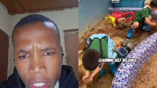 African reacts to Chinese schools