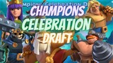 Champions Celebration Draft Challenge in Clash Royale. Monk is so Broken.