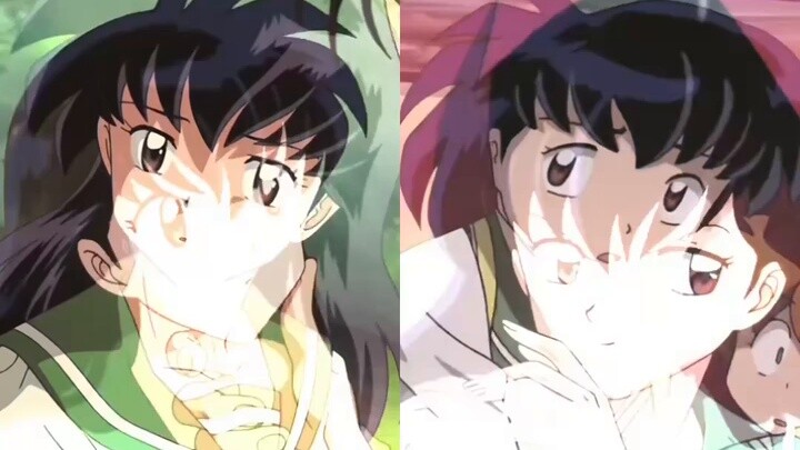 [InuYasha] Apa perbedaan antara Kagome di bawah pengawasan lukisan yang berbeda?