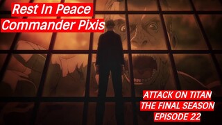 RIP Commander Pixis | Survey Corps clearing Titans | Attack on Titan - The Final Season Part 2 EP 22