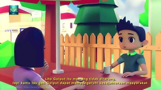 "jangan golput donk" sebuah animasi yg mengajak kepada semua masyakarat ikut serta dalam pemilu