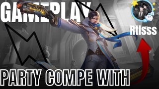 PARTY COMPE WITH RTLSSS PERFECT GAMEPLAY, SI RTLSSS DENGAN KIMMY NYA🥶