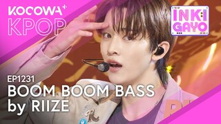 RIIZE - Boom Boom Bass | SBS Inkigayo EP1231 | KOCOWA+