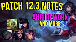 Patch 12.3 Notes | Ahri, Zeri, Senna, Caitlyn, Leblanc, Lillia, Nami, Brand | League of Legends