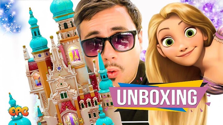 RAPUNZEL'S LIGHT-UP CASTLE UNBOXING - DISNEY CASTLE COLLECTION