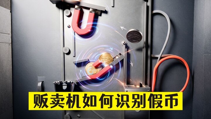 Why can vending machines detect counterfeit money?