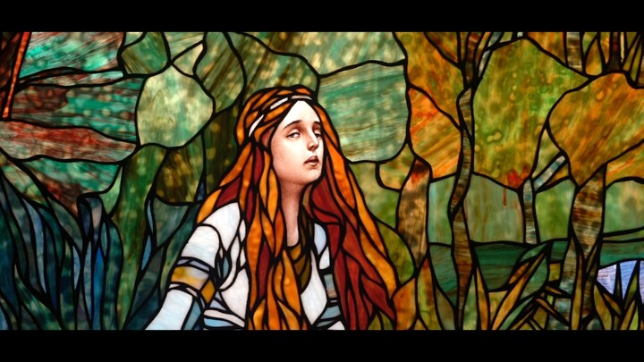 Over the course of four months, I used more than 1,600 pieces of colored glass to deconstruct this c