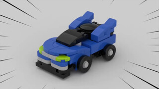 Small deformed building block car