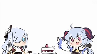 [Trường mẫu giáo Tiwat] Xiao Ganyu, đừng tranh giành chiếc bánh với họ, khách du lịch sẽ mua cho bạn