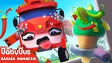 Lagu Es Krim🍧| Lagu Warna-warna | Truk Monster | Lagu Anak-anak | BabyBus Bahasa Indonesia
