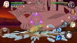 Tsunade dengan Siputnya OVERPOWER lawan Gyuki😨