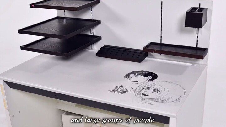 Isayama Hajime bán đấu giá chiếc bàn dùng khi tạo ra "Đại chiến Titan"