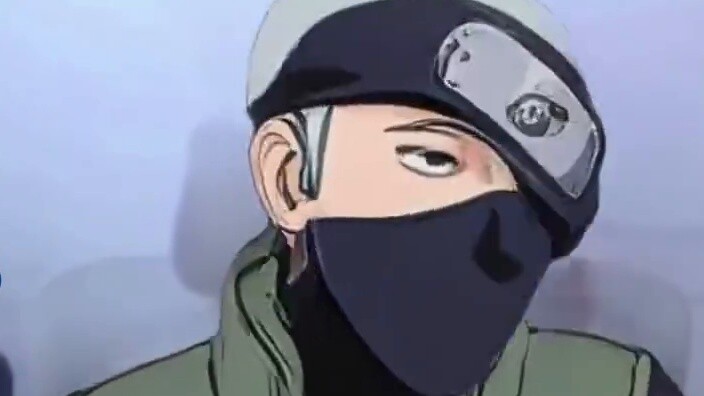 Kakashi: Call me fifty-fifty again? Answer me!