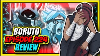 Wasabi's HIDDEN POWER UNLEASHED Against Iwabe & Boruto's RESCUE MISSION-Boruto Episode 224 Review!