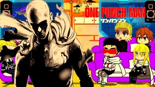 ONE PUNCH MAN'S HEROES REACT TO SAITAMA + FUNNY ANIMATION || GACHA || OPM