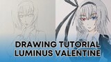 Drawing Tutorial Karakter Anime Luminus Valentine