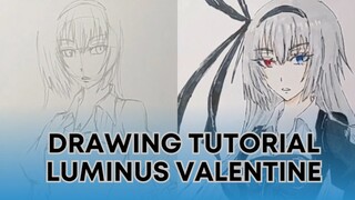 Drawing Tutorial Karakter Anime Luminus Valentine