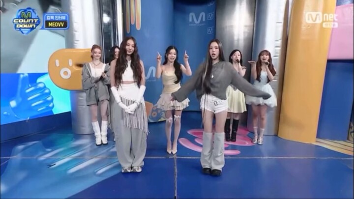 MEOVV和张圭真前辈的BURNING UP challenge