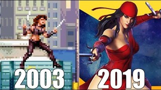 Evolution of Elektra in Games [2003-2019]