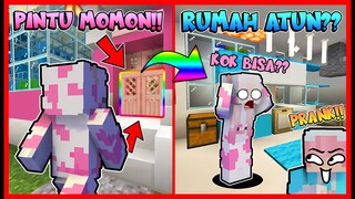 PRANK PINTU PORTAL !! MOMON BINGUNG MENCARI PINTU MASUK RUMAH !! Feat @sapipurba Minecraft