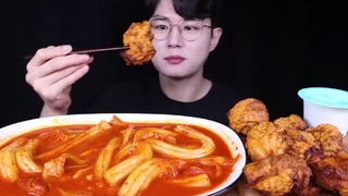 mukbang kim chi và gà #amthuc #monngon