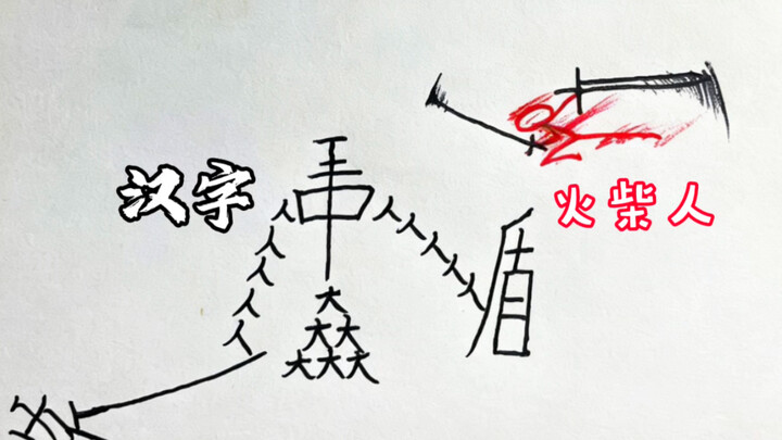 Cày bở hơi tai! “Người que vs chữ Hán” – Hoạt hình trên giấy