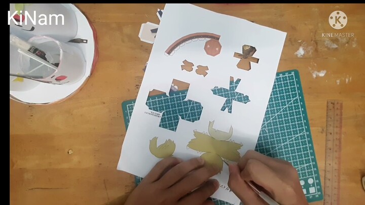 Mô Hình Giấy Nhân Vật Sanji (One Piece).