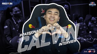 #PassionateMoments: Calvin Interview