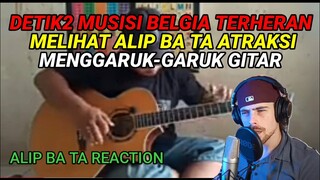 DETIK-DETIK MUSISI BELGIA TERHERAN-HERAN LIAT AKSI ALIP BA TA MENGGARUK-GARUK GITAR‼️