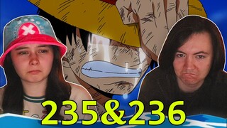 LUFFY Vs USOPP?👒 One Piece Ep 235 & 236 REACTION & REVIEW