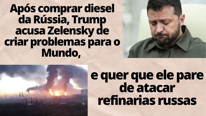 Trump: Zelensky quer criar problemas para o mundo. É hora de trocar o presidente ucraniano