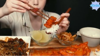 Mì tương đen đặc biệt và thịt heo cay ngọt phần 4 #mukbang