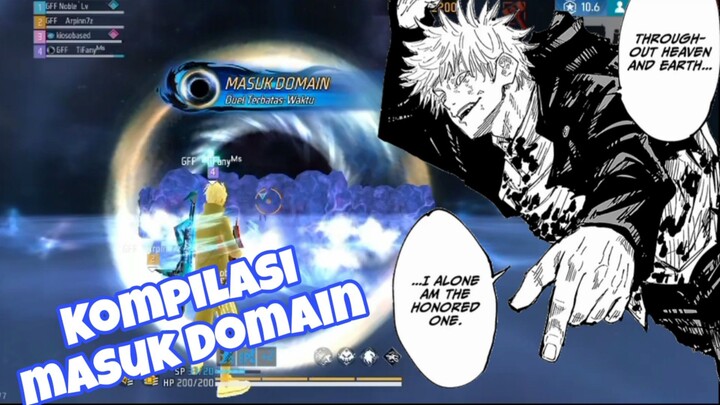 Seru seruan dalam Domain Muriyokuso🟣 || FF x JJK