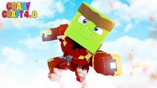 BECOMING IRONMAN! - Crazy Craft 4.0