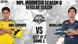 LIVE MDL ID ONIC VS REBELION ZION || INDOLOVERS GAME