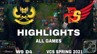 Highlight GAM vs BTS All Game VCS Mùa Xuân 2021 VCS Spring 2021 GAM Esports vs Burst The Sky Esports