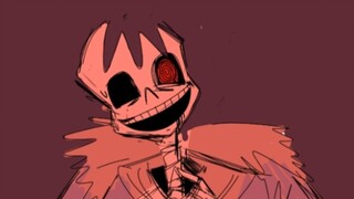 [ut au animation/horrortale] Aliza mencoba mengedipkan mata ke pelayan untuk meminta bantuan