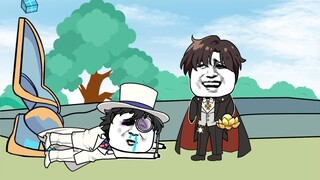 怪盗基德在漫画里从未被抓到过，来峡谷五分钟被抓了三次。