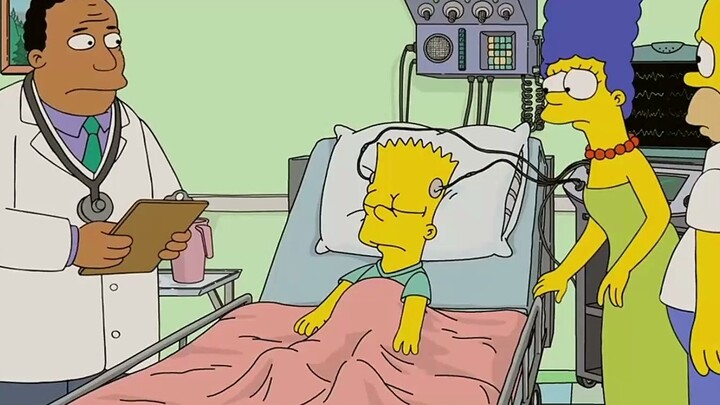 Rohmer was shot and killed, Maggie married Friend, the saddest ending of The Simpsons!