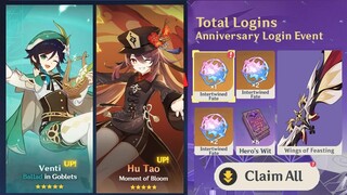 CONFIRMED!!! The 4.1 ANNIVERSARY REWARDS AND RERUNS - Genshin Impact