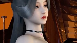 3D animation #Chinese comic goddess #Liu Shen #long legs (no inappropriate content).