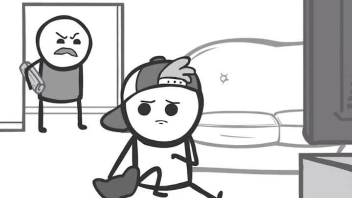 Get your ass back to your room and do your homework...